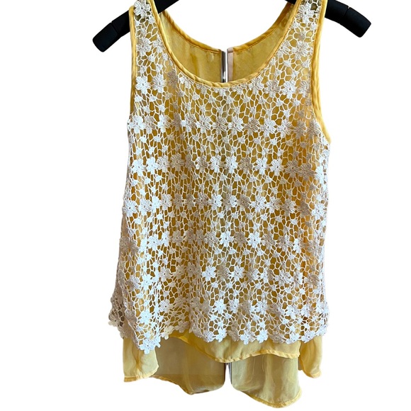 Mystree Tops - Mystree Crochet Tank Top